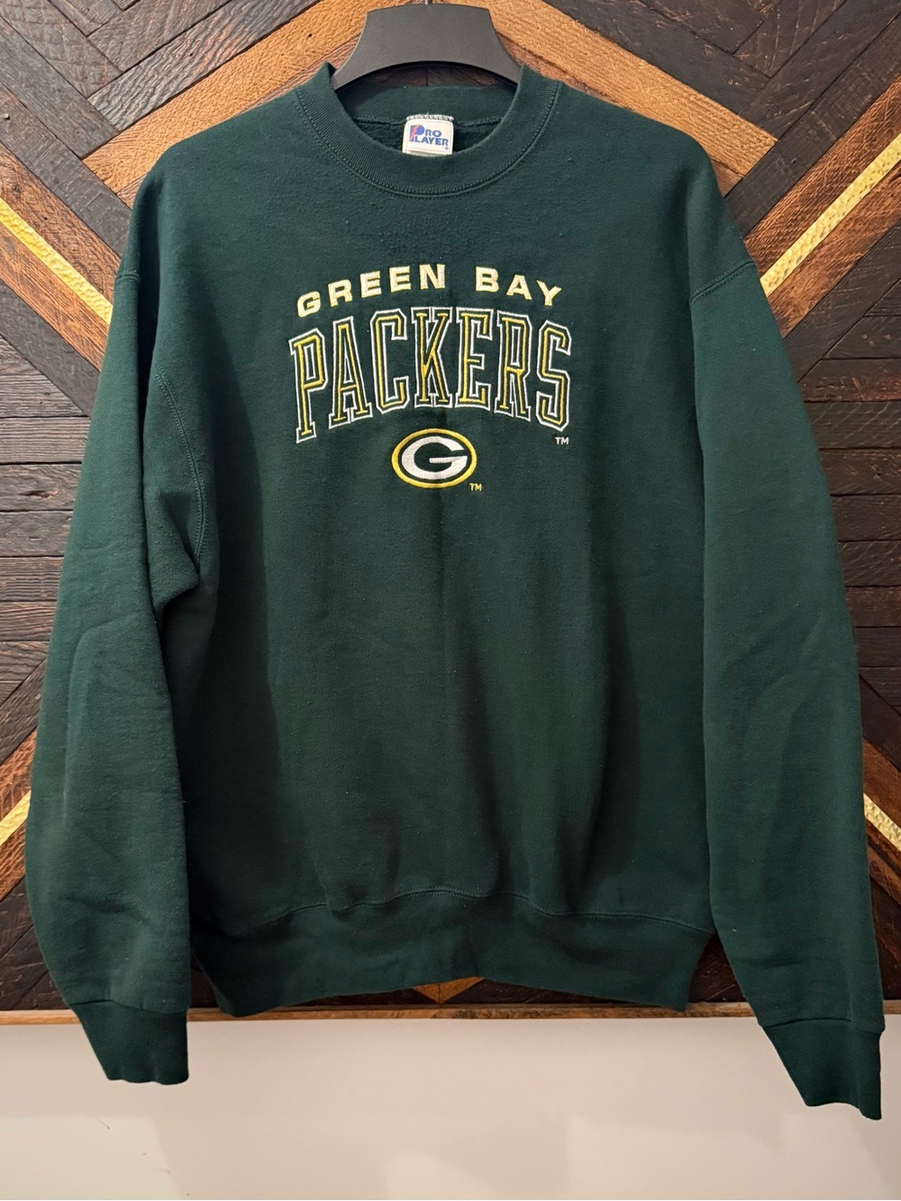 Vintage 90s Made in USA Green Bay Packers Crewneck Sweatshirt